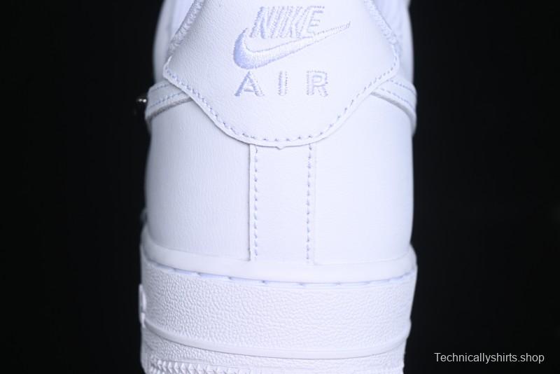Nike Air Force 1 '07 Low Stussy Collaboration - Crystal Milk Coffee Low-Top Casual Sneakers - IF1686-101