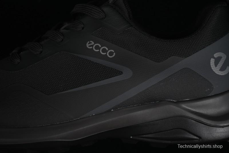 ECCO DRIVE Series Outdoor Waterproof Breathable Slip-Resistant Retro Fashion Patchwork Hiking Shoes - 88259401001