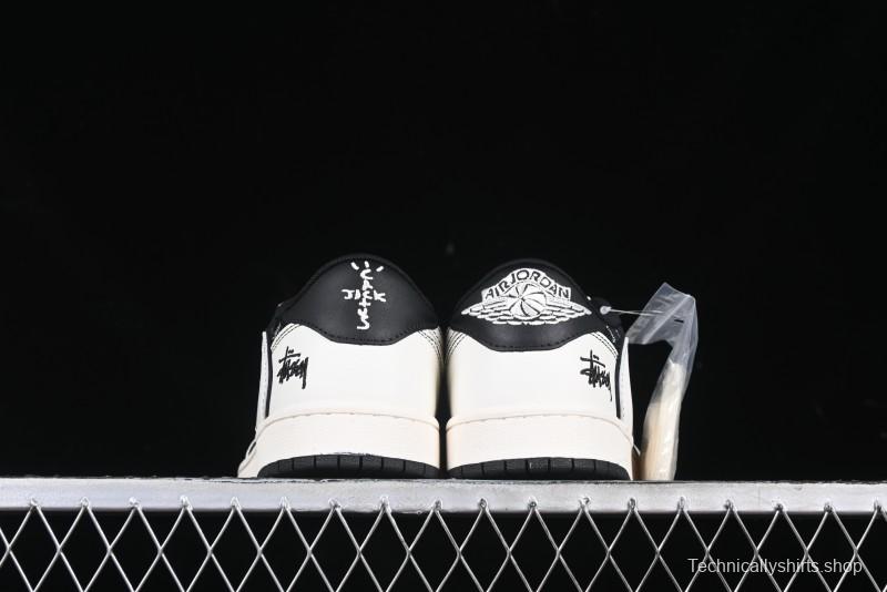 Nike Travis Scott x Fragment Design x Air Jordan 1 Low OG SP AJ1 Low Top Casual Sneakers - SJ2068-121