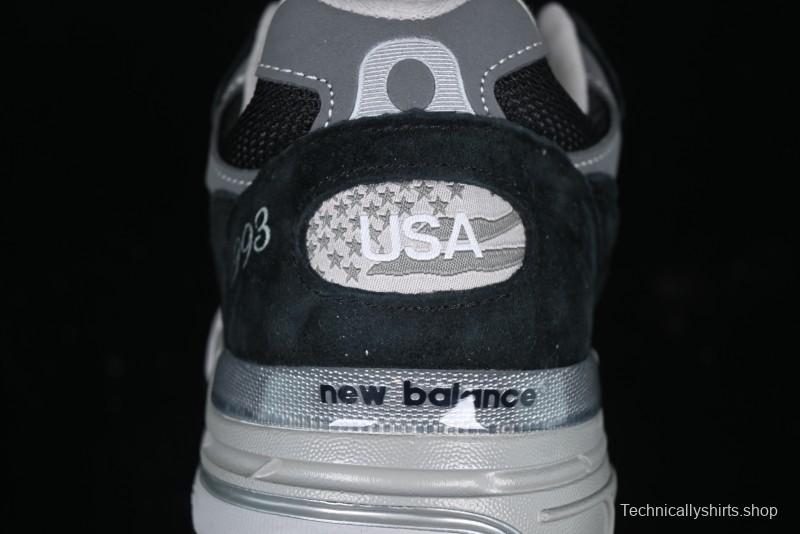 New Balance Made In USA M993 Series Classic Retro Casual Running Shoes - MR993BK