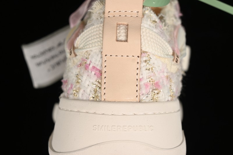 SMILEREPUBLIC SMILE Collection Canvas Sneakers with Thick Sole and Open Toe Design - G.D4