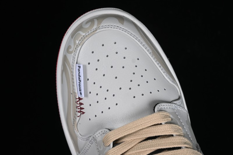 Nike Air Jordan 1 Low AJ1 CNY Year of the Dragon Limited Edition 'Mischievous Panda' Retro Basketball Shoes - 553558-066