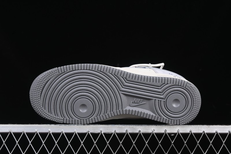 Nike Air Force 1 '07 Low The North Face Collaboration Silver Swoosh Drawstring Casual Sneakers - DM6688-016