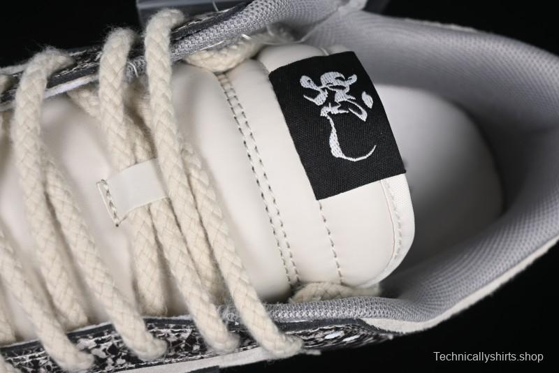 Nike SB Dunk Low Year of the Snake Series Snake Scale Black Swoosh Custom Low-Top Casual Skate Shoes - YX5066-272