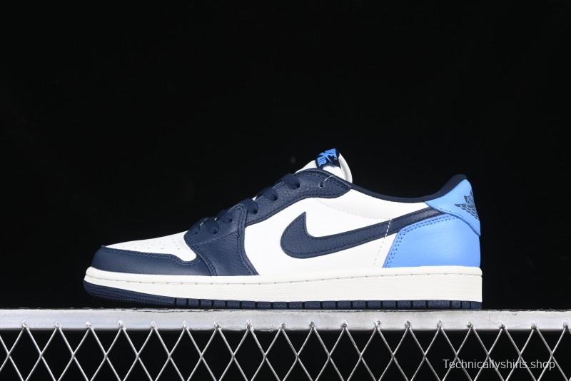 Nike Air Jordan 1 Low OG Obsidian AJ1 Low-top Lifestyle Basketball Shoes - CZ0790-400