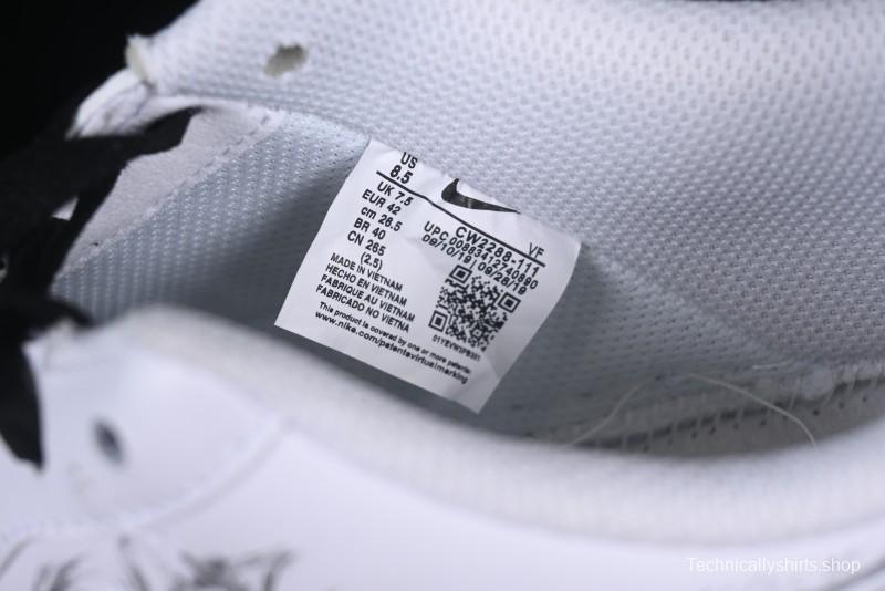 Nike Air Force 1 '07 Low Casual Sneakers with Chinese Ink Painting Design - ZH0316-062