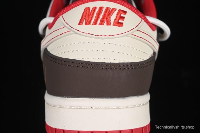 Nike SB Dunk Low Year of the Snake Anniversary Custom Low-Top Casual Skate Shoes - YX5066-268
