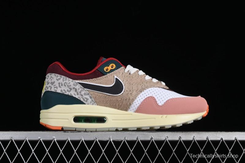 Nike Air Max 1 Retro Running Shoes with Half-Sole Air Cushion - HO2639-100