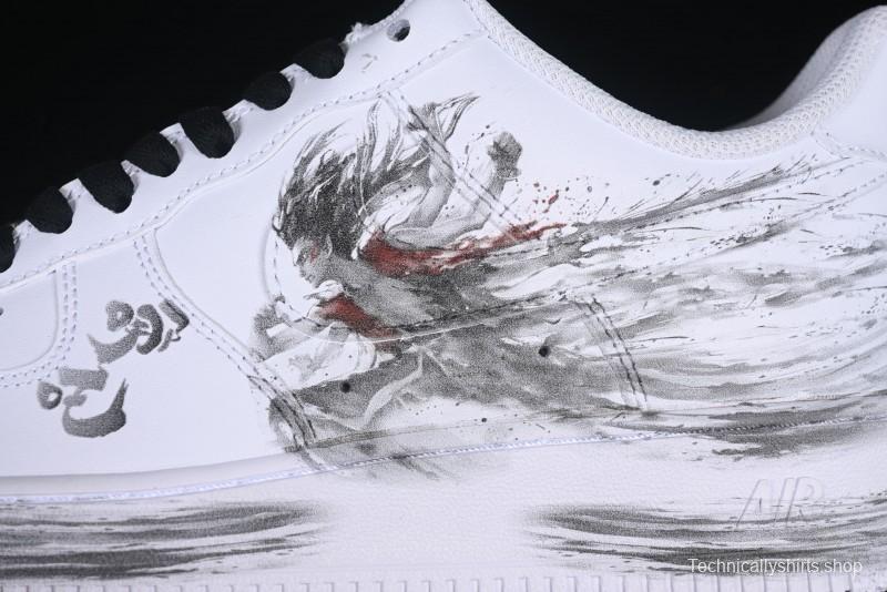 Nike Air Force 1 '07 Low Casual Sneakers with Chinese Ink Painting Design - ZH0316-062