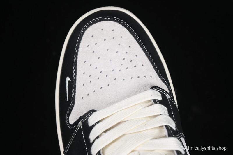 Nike Air Jordan 1 Low AJ1 The North Face Collaboration Dark Camouflage Custom High-End Retro Basketball Shoes - DM9188-013