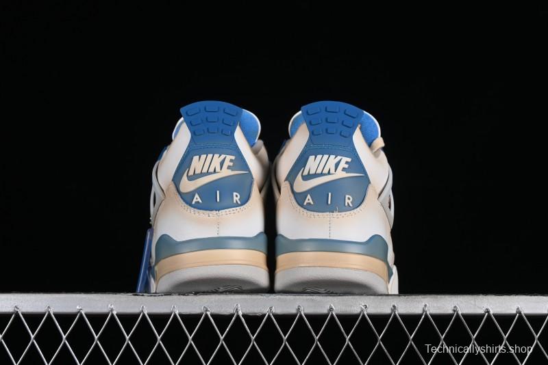 Nike Air Jordan 4 Retro Basketball Shoes Blastoise Collaboration - 308797-105