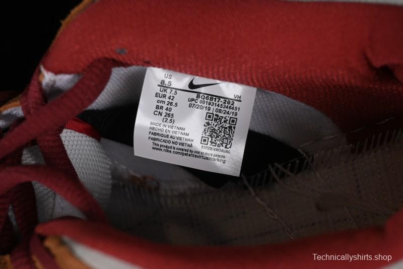Nike SB Dunk Low Pro Brown Red Colorway SB Low Top Casual Skate Shoes - BQ6817-202