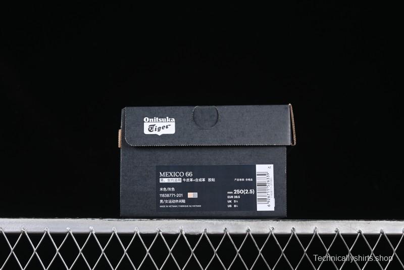 Onitsuka Tiger Mexico 66 Low-Top Leather Running Shoes - 1183B771-201