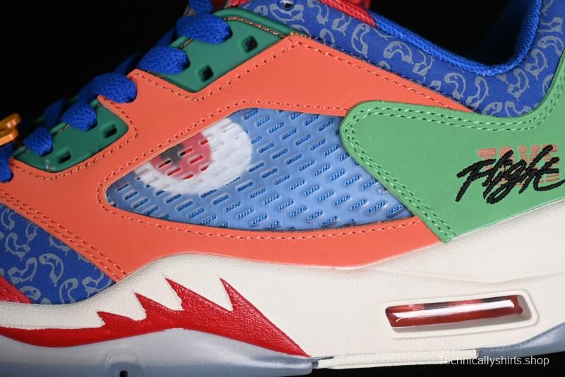 Nike Air Jordan 5 Low Doernbecher Retro Basketball Shoes - DR6287-486