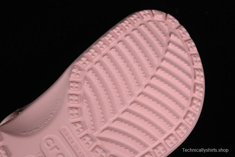 Crocs Classic Clog Quartz Pink Two-Way Beach Sandals with Ventilation Holes - B.D4