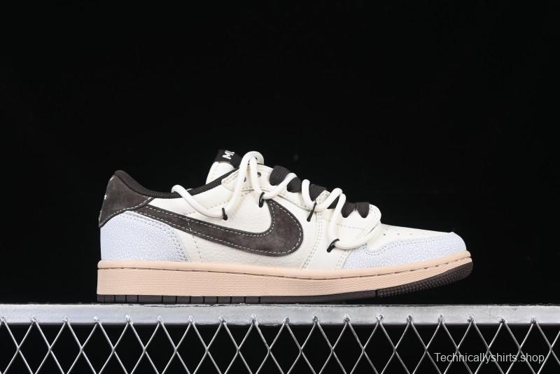 Nike Travis Scott x Fragment Design x Air Jordan 1 Low OG SP AJ1 - XS3186-204