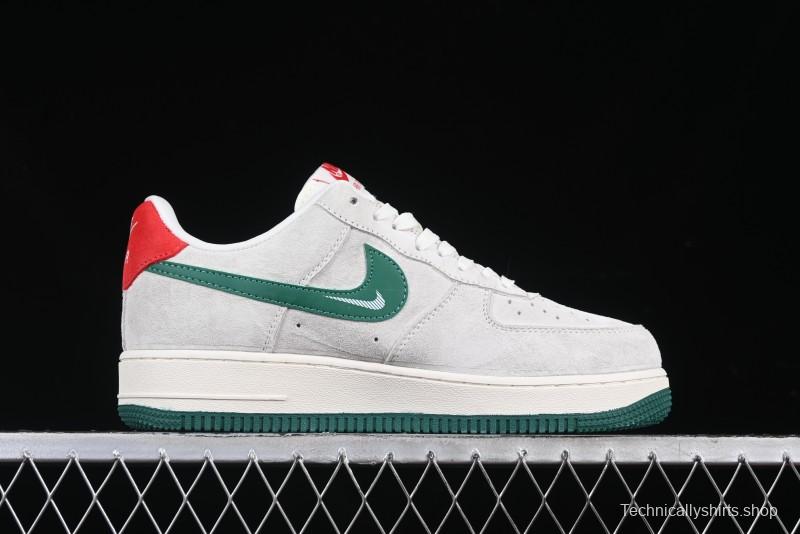 Nike Air Force 1 '07 Low CDG Play Collaboration Green Swoosh Low-Top Casual Sneakers - DF0188-033