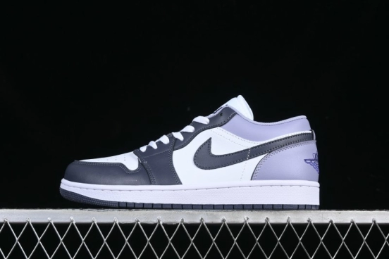 Nike Air Jordan 1 Low AJ1 Haze Purple Casual Lifestyle Sneakers - 553558-145