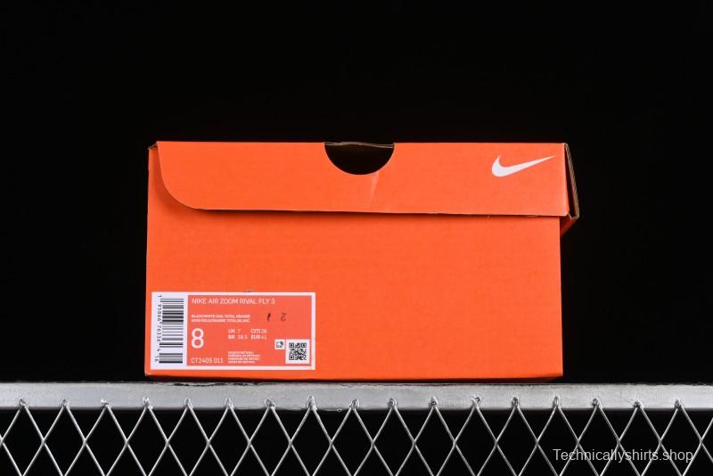 Nike Zoom Rival Fly 3 Lightweight Fabric Comfortable Cushioned Slip-Resistant Low-Top Casual Running Shoes - CT2405-011