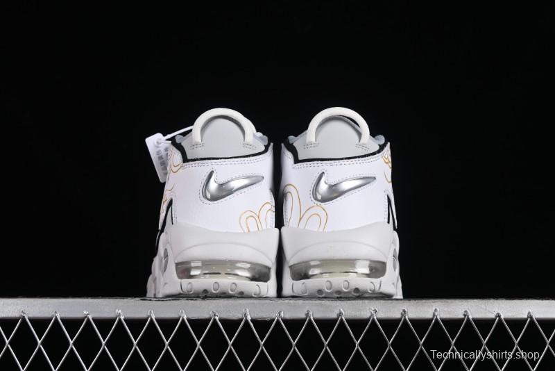 Nike Air More Uptempo 96 QS Scottie Pippen OG Series Classic High Street Versatile Casual Sports Culture Basketball Shoes - FB3021-001