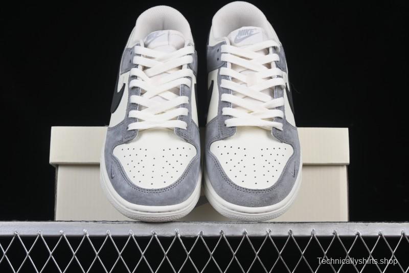 Nike SB Dunk Low The North Face Collaboration Beige Grey Double Swoosh Anniversary Custom Low-Top Casual Skate Shoes - DJ2024-067