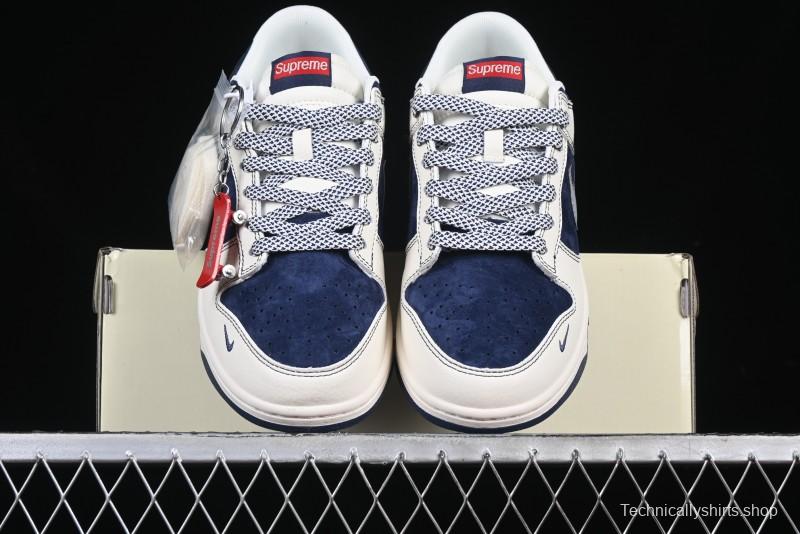 Nike SB Dunk Low Stussy Anniversary Edition Customized Low-Top Casual Sneakers - DM6868-035