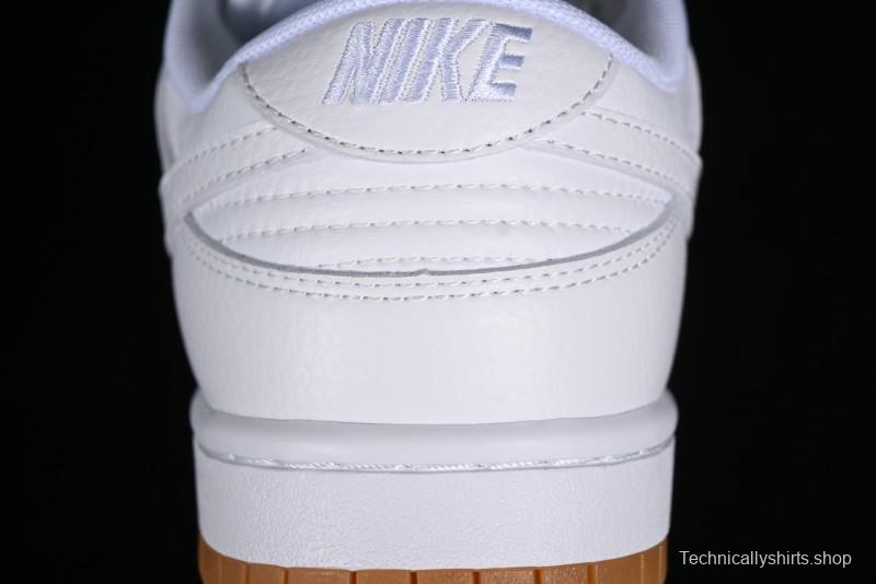 Nike SB Dunk Low Casual Skate Shoes with White and Gum Sole - 311369-100