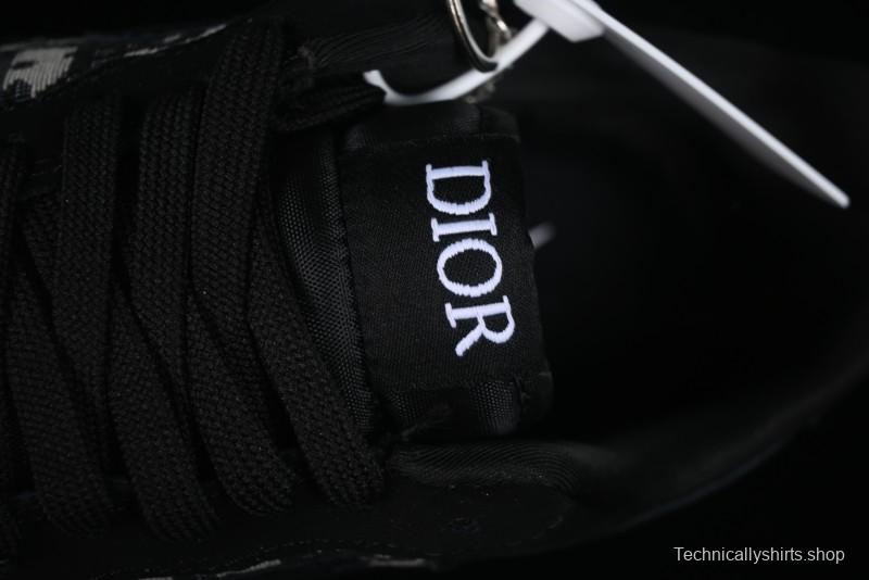 Nike Air Force 1 '07 Low Dior Collaboration Black Gum Knit Casual Sneakers - KK1988-058