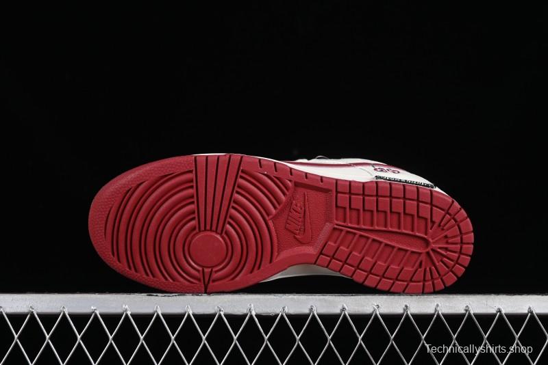 Nike SB Dunk Low Valentine's Day Limited Edition - Cherry Valentine Anniversary High-End Custom Low-Top Casual Sneakers - XX2025-312