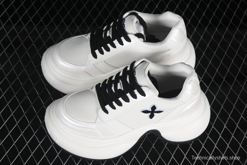 SMFK FUTURE RIPPLE Low-Top Fashion Sports Casual Shoes in White - AJD4