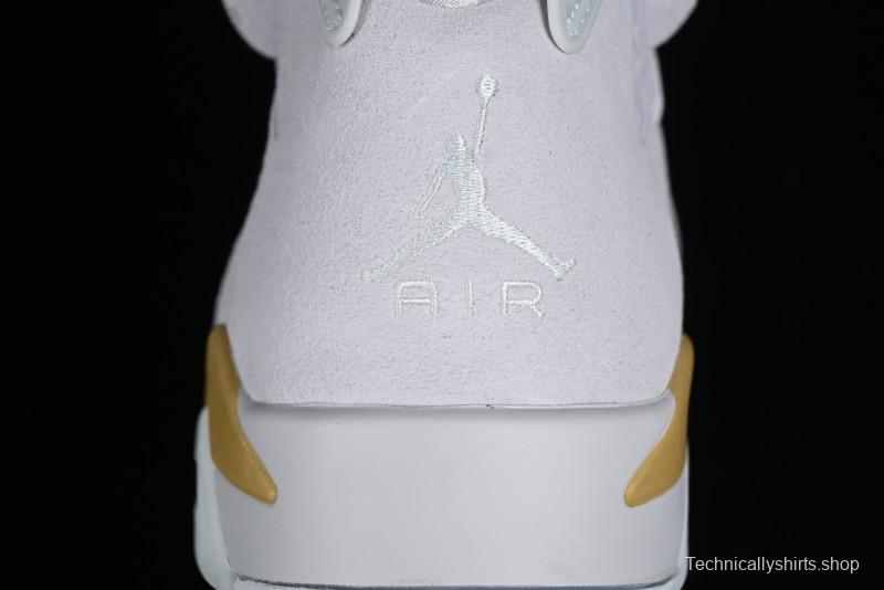 Nike Air Jordan 6 Retro Paris Olympics Sneakers with Metallic Gold Accents - DQ4914-074