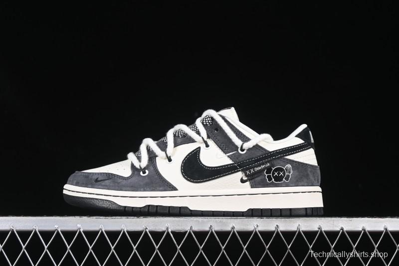 Nike SB Dunk Low Kaws Collaboration Strap Pig VIII Black Hook Anniversary High-End Custom Low-Top Casual Sneakers - YX5066-246