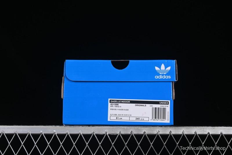 Adidas Originals Gazelle Indoor Retro Casual Anti-Slip Wear-Resistant Low-Top Sneakers - IG1596