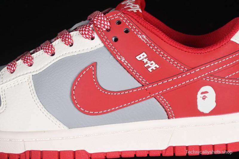 Nike SB Dunk Low BAPE Collaboration Anniversary High-End Custom Sneakers - BB8969-008