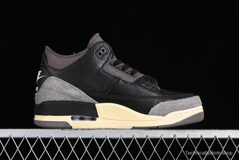 Nike A Ma Maniere x Air Jordan 3 Retro Black Sneakers - FZ4811-001