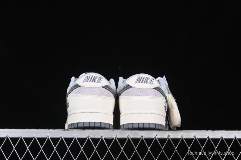Nike SB Dunk Low Stussy Anniversary Edition Custom High-End Casual Sneakers - DM6868-027