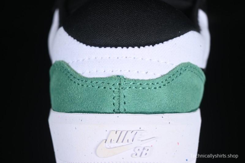 Nike SB Force 58 Low - Emerald Green, Black & White Skateboarding Shoes