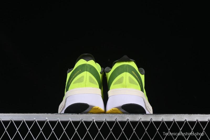 Adidas Adizero Lightstrike Pro Running Shoes - Neon Yellow/Black