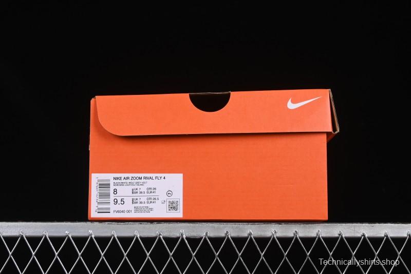 Nike Zoom Rival Fly 4 Lightweight Responsive Running Shoes - FV6040-001