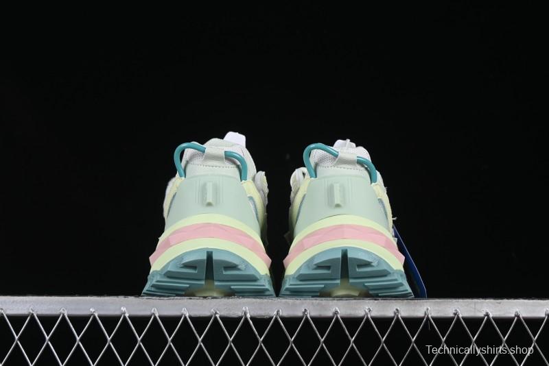 Playful Pastel Chunky Sneakers with Plush Bird Charm – Bold & Whimsical Streetwear Kicks