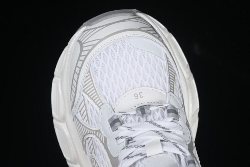 GG-CC Casual Running Shoes with Irregular Design for Trendy Look - 5509 White