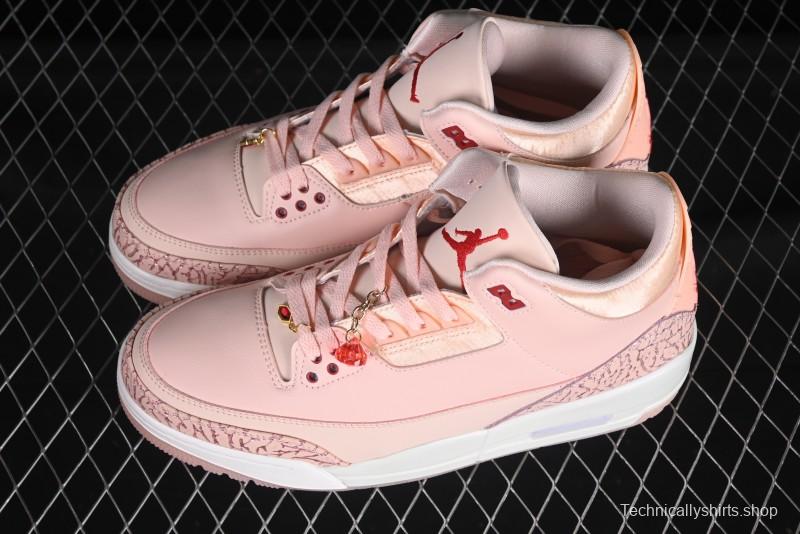 Nike Air Jordan 3 Retro Valentine's Day Limited Edition Sneakers - HJ0178-600