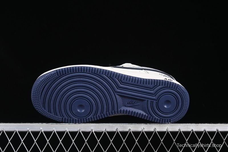 Nike Air Force 1 '07 Low The North Face x COMME des GARÇONS Navy Blue Line Casual Sneakers - HH7518-051