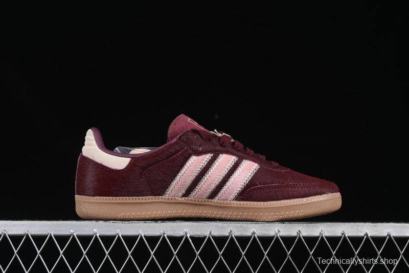 Adidas Samba OG Casual Sneakers with Classic Trefoil Logo - JP5330