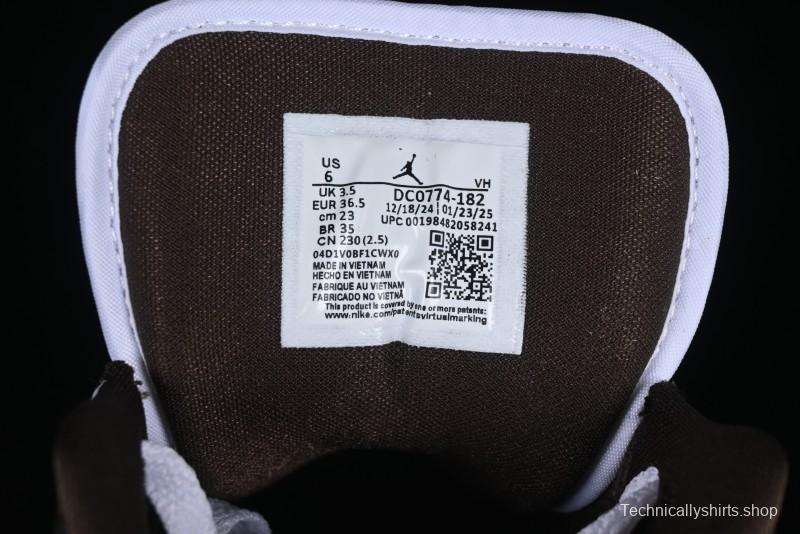 Nike Air Jordan 1 Low AJ1 Mocha Pink Casual Lifestyle Sneakers - DC0774-182