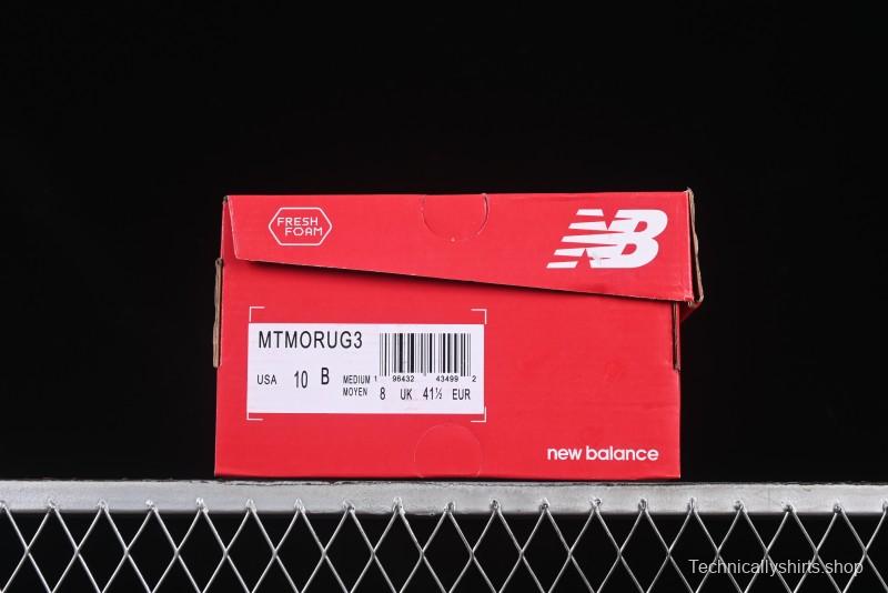 New Balance Fresh Foam X More V3TDS Low-Top Running Shoes with Durable Slip-Resistant Outsole - MTMORUG3