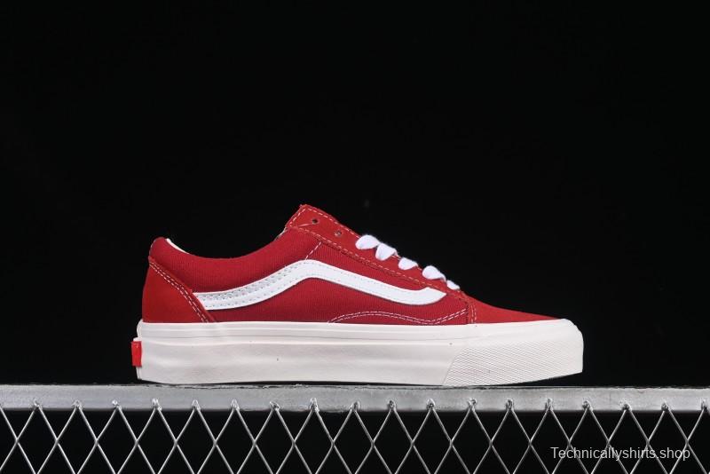 Vans Premium Old Skool 36 Retro Skate Shoes with Full-Grain Leather and Cushioned Insole - VN000D569IJ