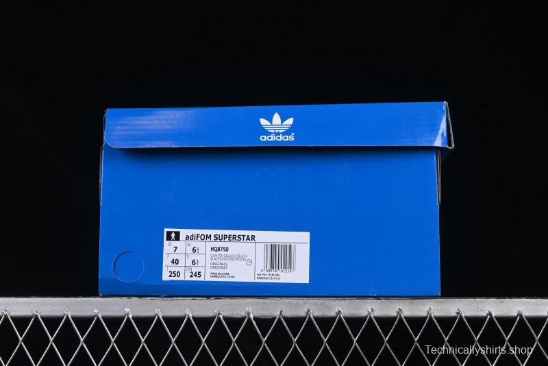 Adidas Originals Adifom Superstar Sustainable Foam Slip-On Sneakers with Metaverse Concept - HQ8750