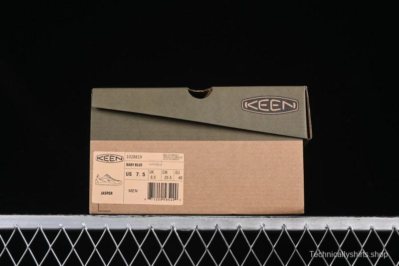 KEEN Jasper Lightweight Outdoor Adventure Shoes – Mint Green & Navy