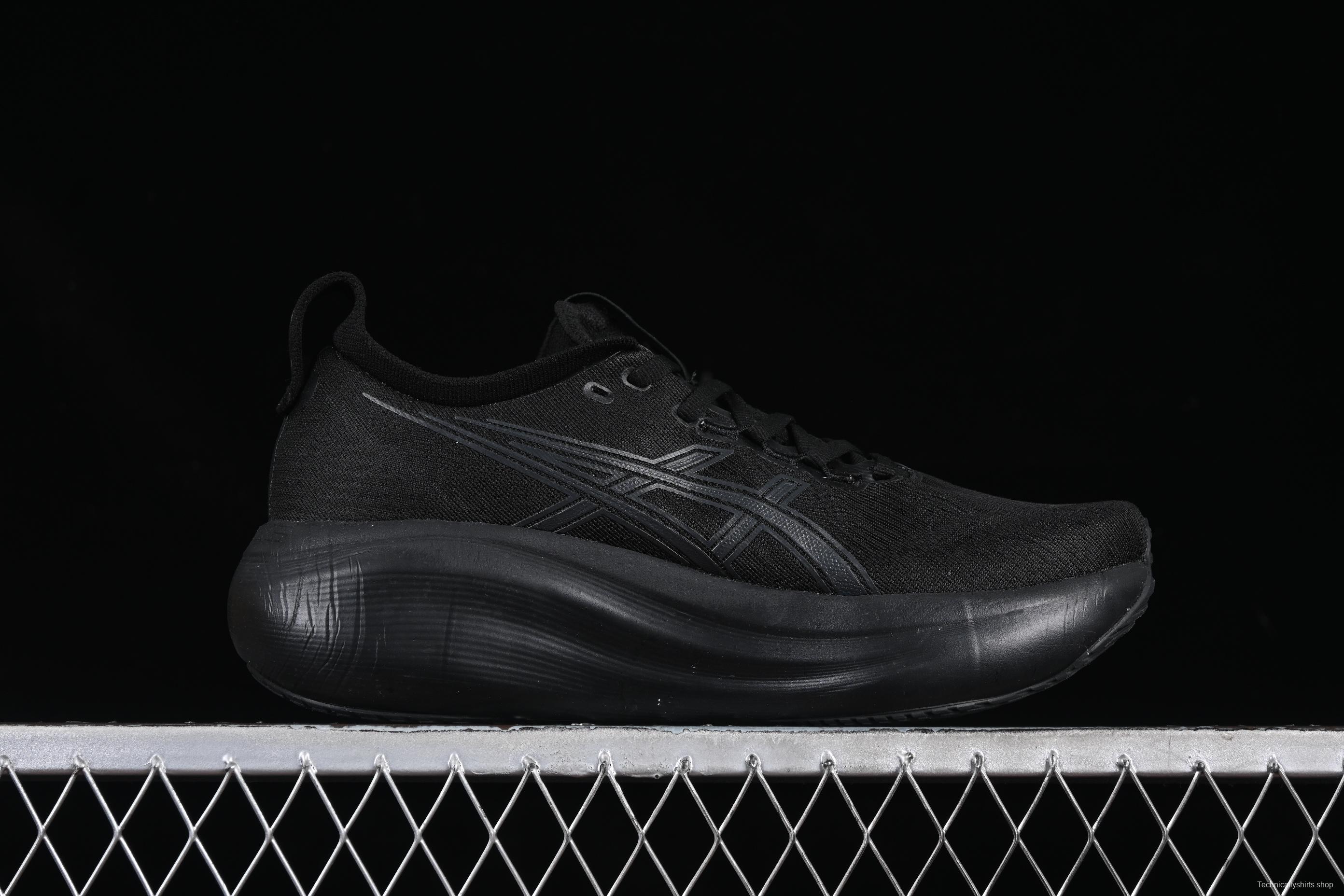 Asics Gel-Nimbus 27 Retro Breathable Casual Shoes Cushioned Men's Durable Running Shoes - 1011B958-001